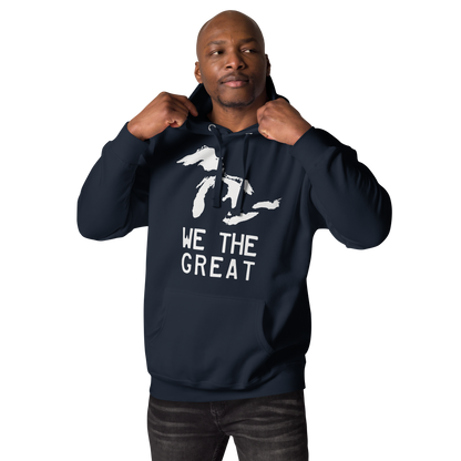 Great Lakes 'We the Great' Hoodie (Birch Bark White) | Unisex Premium