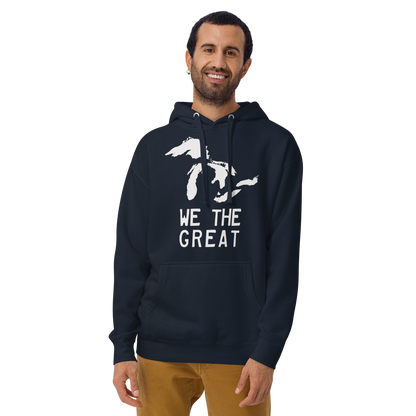 Great Lakes 'We the Great' Hoodie (Birch Bark White) | Unisex Premium