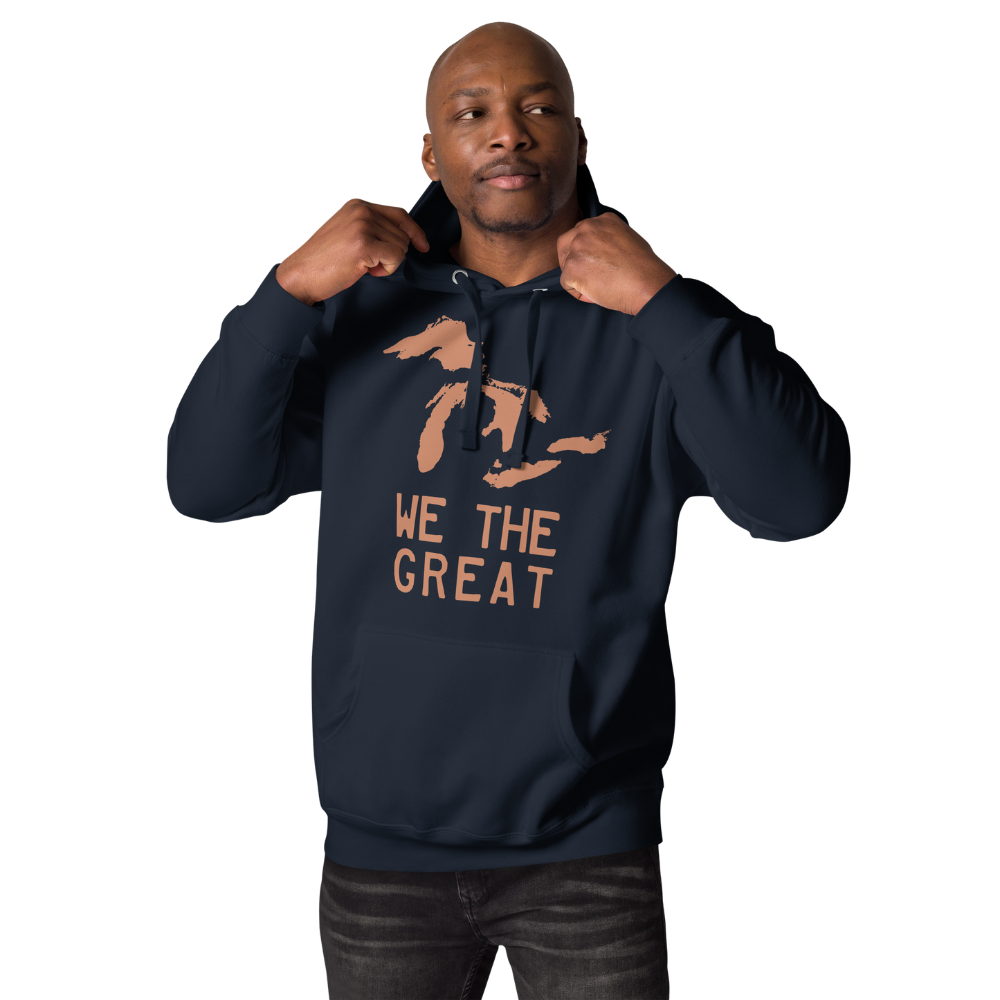 Great Lakes 'We the Great' Hoodie (Copper) | Unisex Premium