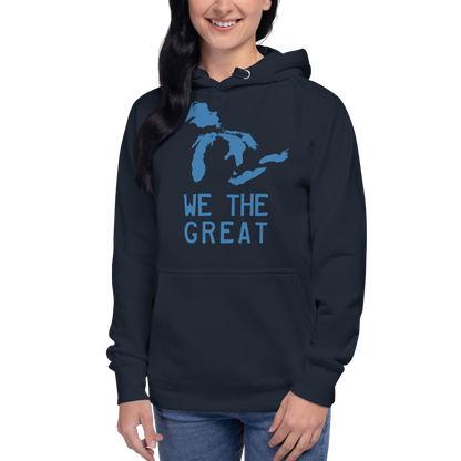 Great Lakes 'We the Great' Hoodie (Superior Blue) | Unisex Premium