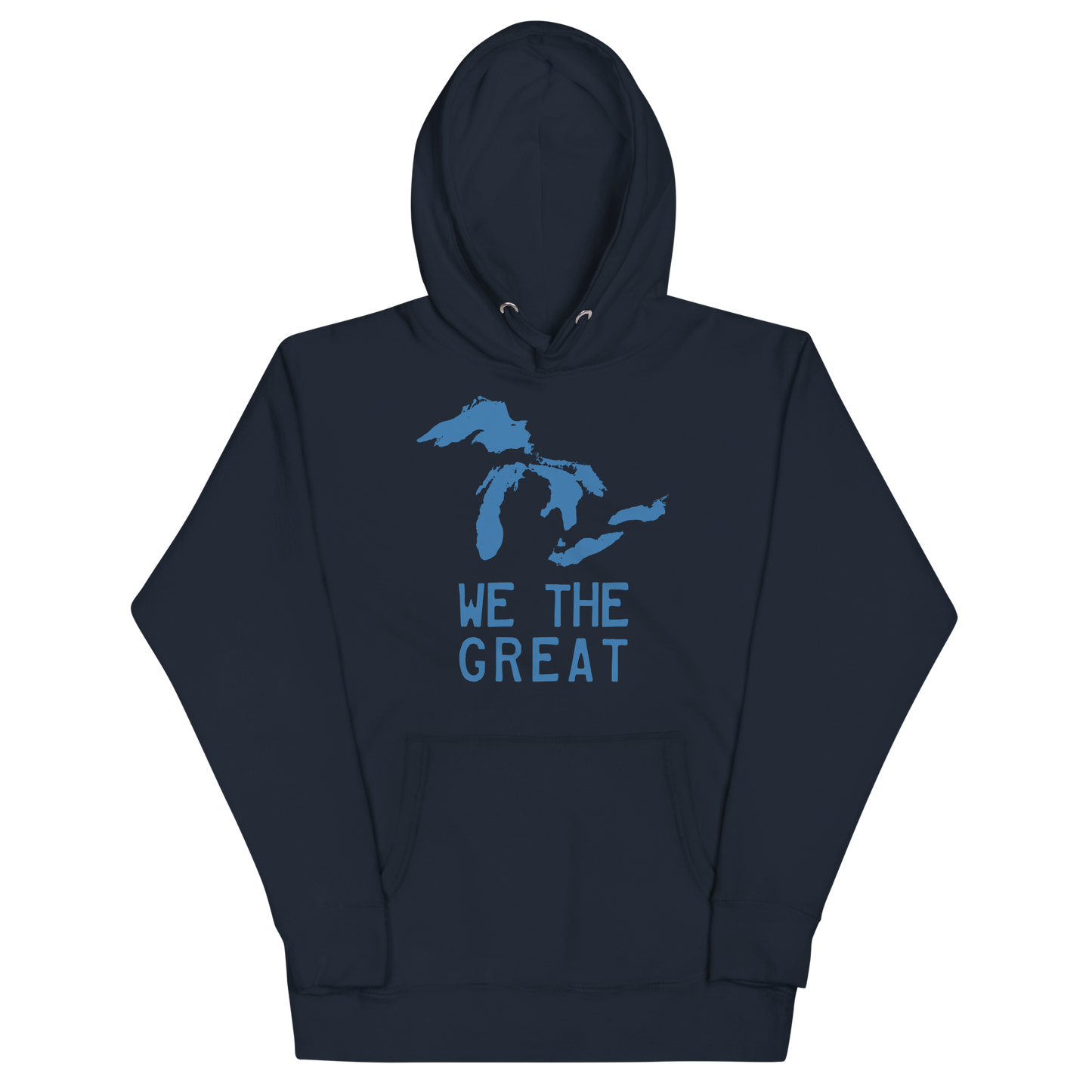 Great Lakes 'We the Great' Hoodie (Superior Blue) | Unisex Premium