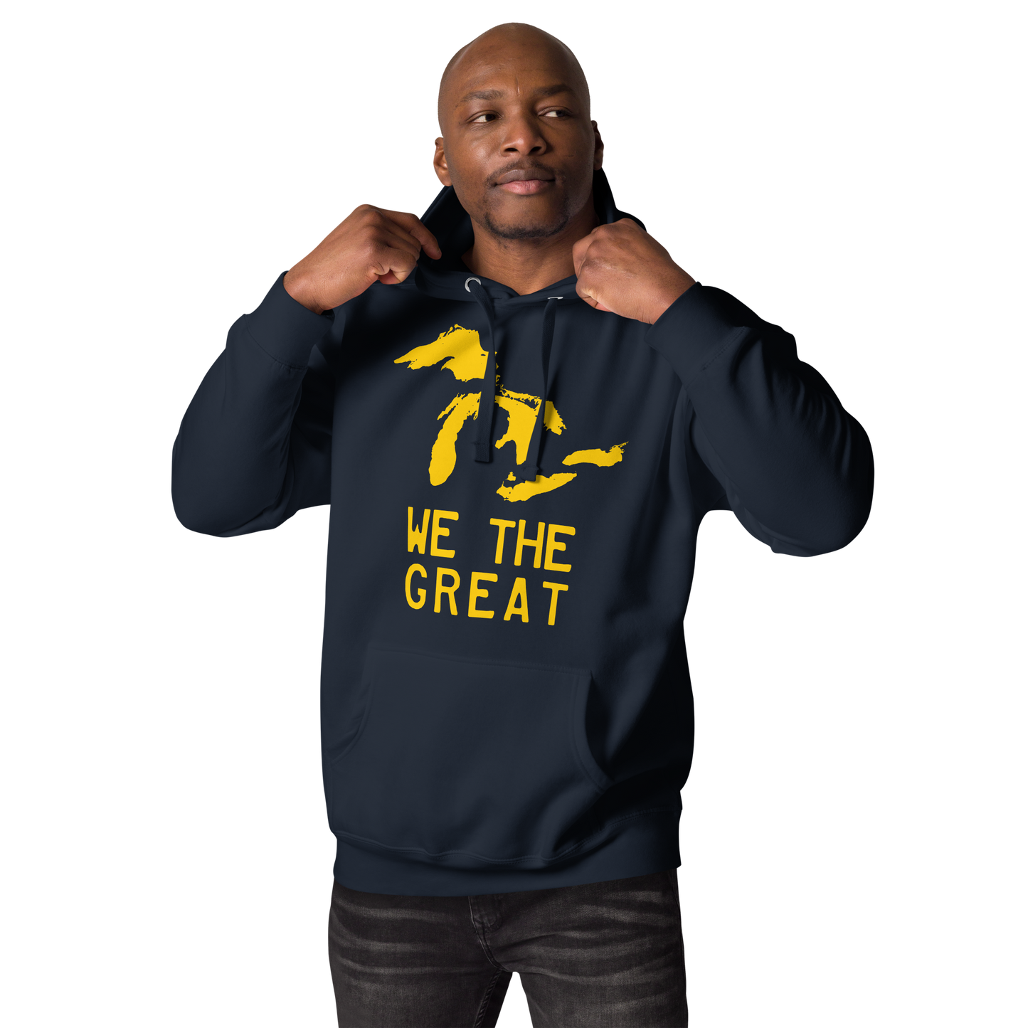 Great Lakes 'We the Great' Hoodie (Gold) | Unisex Premium