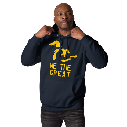 Great Lakes 'We the Great' Hoodie (Gold) | Unisex Premium