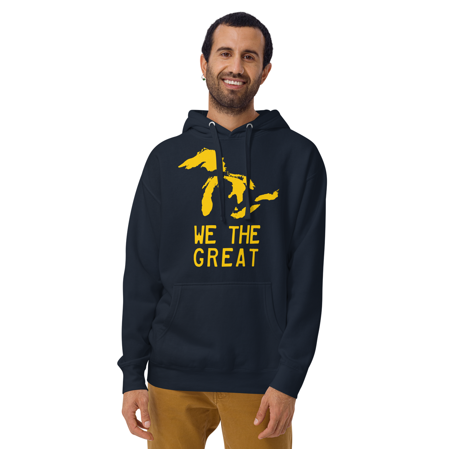 Great Lakes 'We the Great' Hoodie (Gold) | Unisex Premium