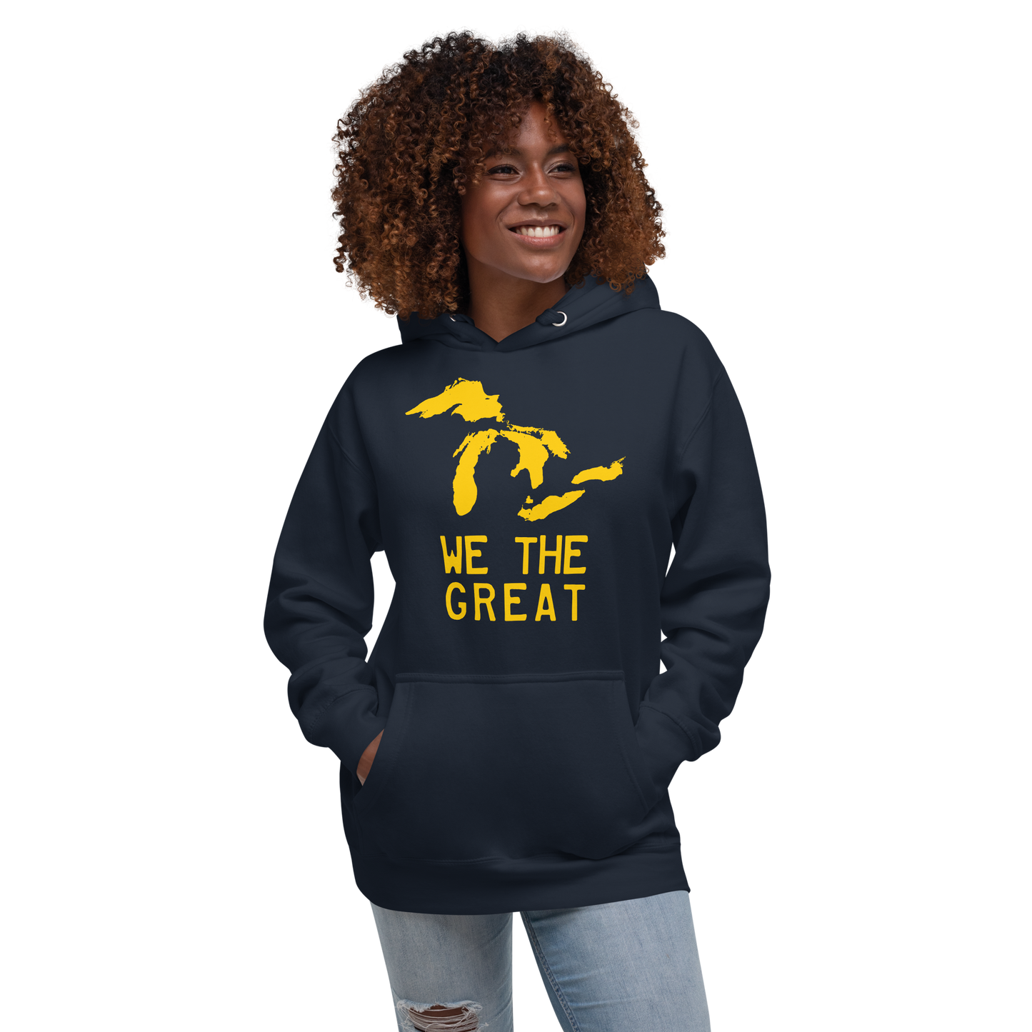 Great Lakes 'We the Great' Hoodie (Gold) | Unisex Premium