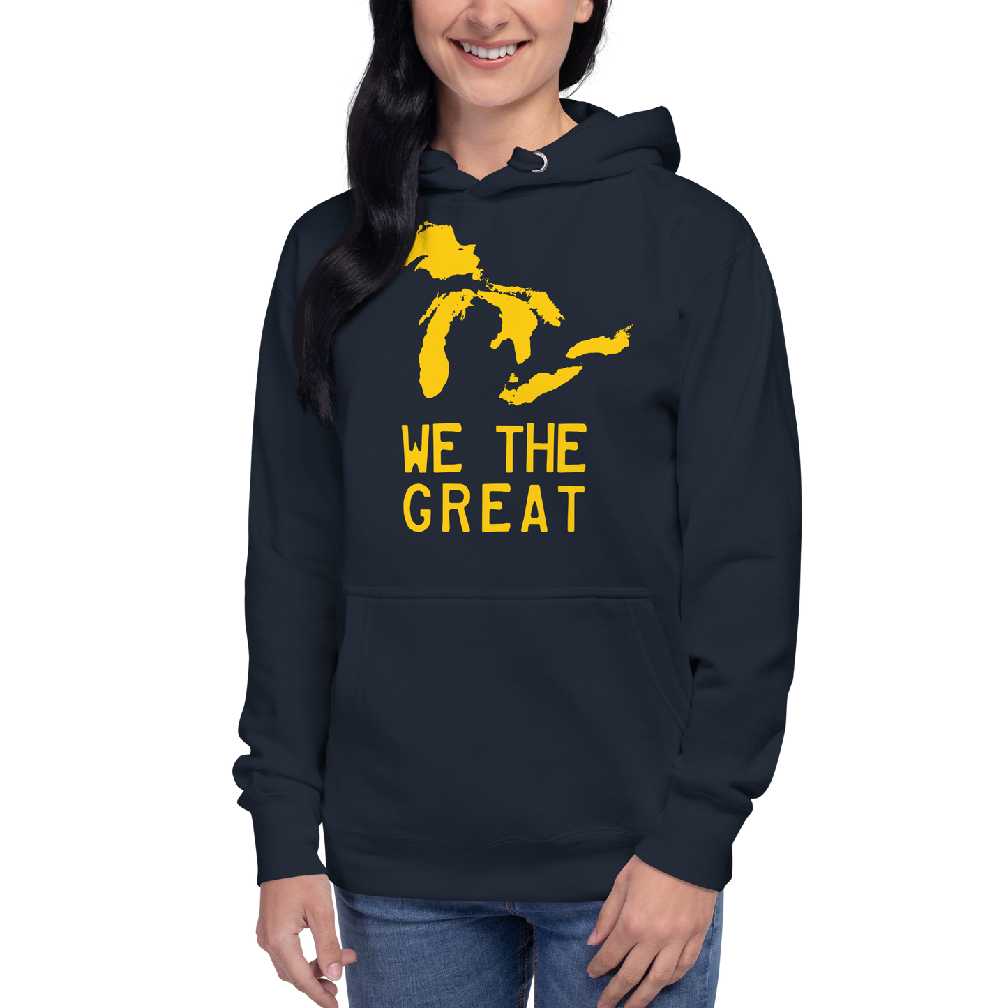 Great Lakes 'We the Great' Hoodie (Gold) | Unisex Premium