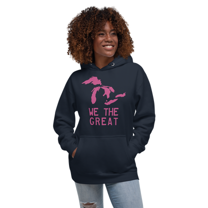 Great Lakes 'We the Great' Hoodie (Apple Blossom Pink) | Unisex Premium