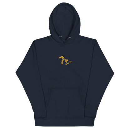 Great Lakes Hoodie (Gold) | Unisex Premium - Emb.