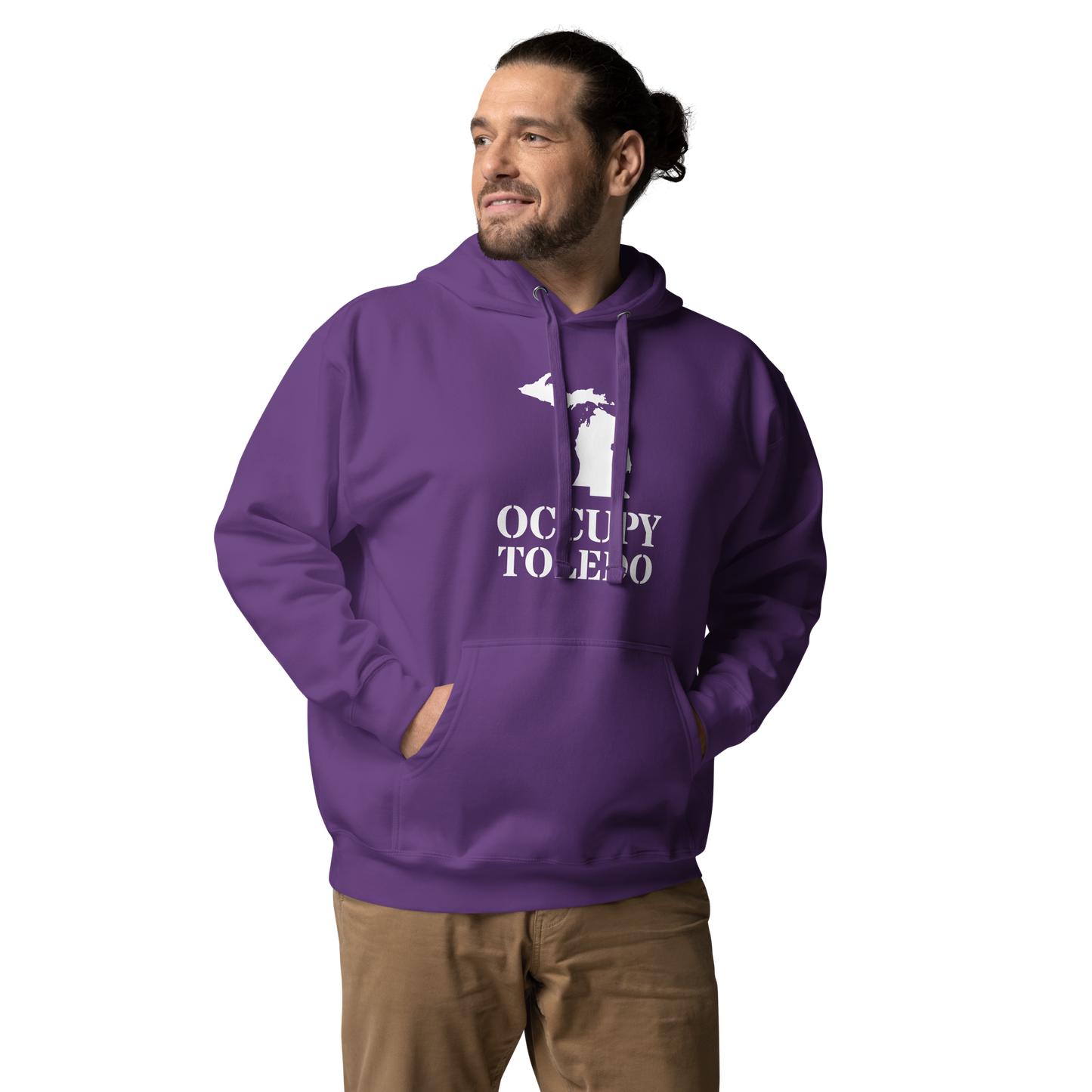 'Occupy Toledo' Unisex Premium Hoodie (w/ Corrected Michigan Outline)