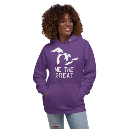 Great Lakes 'We the Great' Hoodie (Birch Bark White) | Unisex Premium