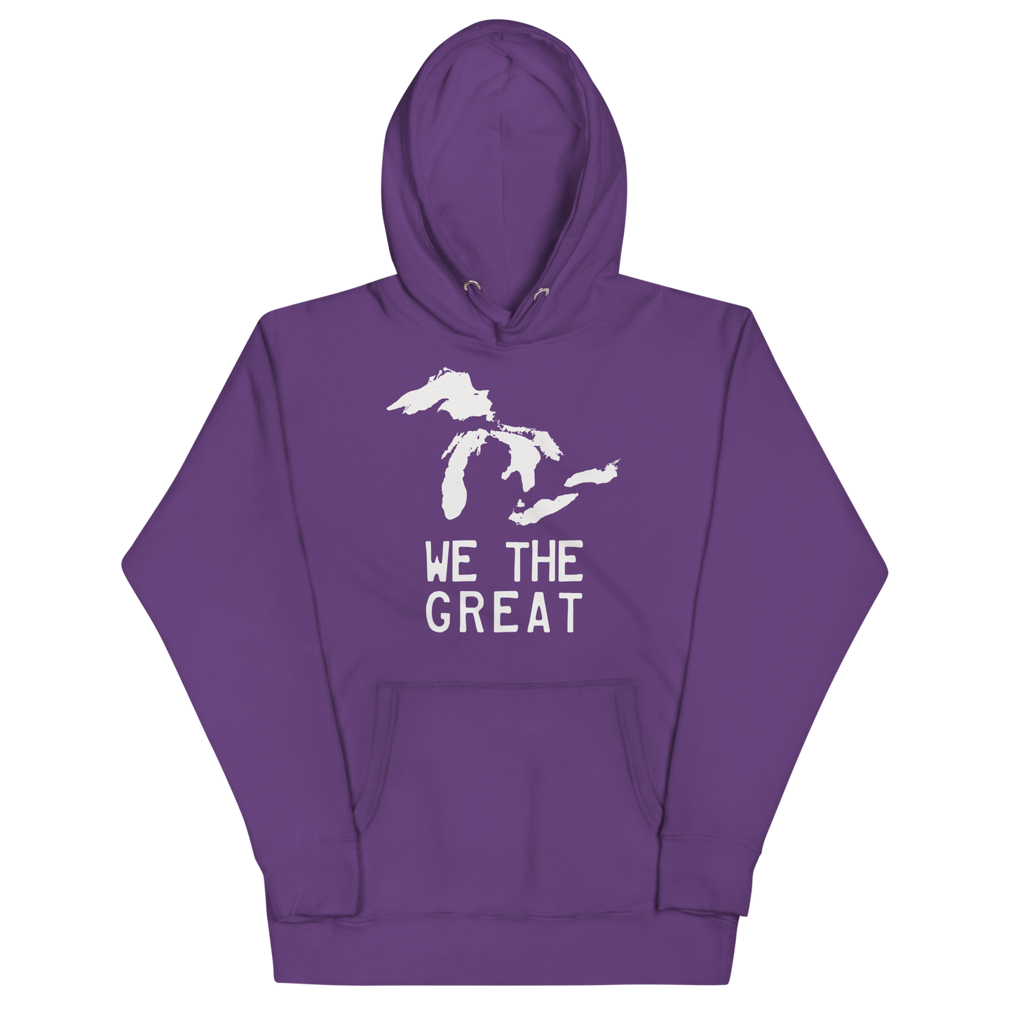 Great Lakes 'We the Great' Hoodie (Birch Bark White) | Unisex Premium