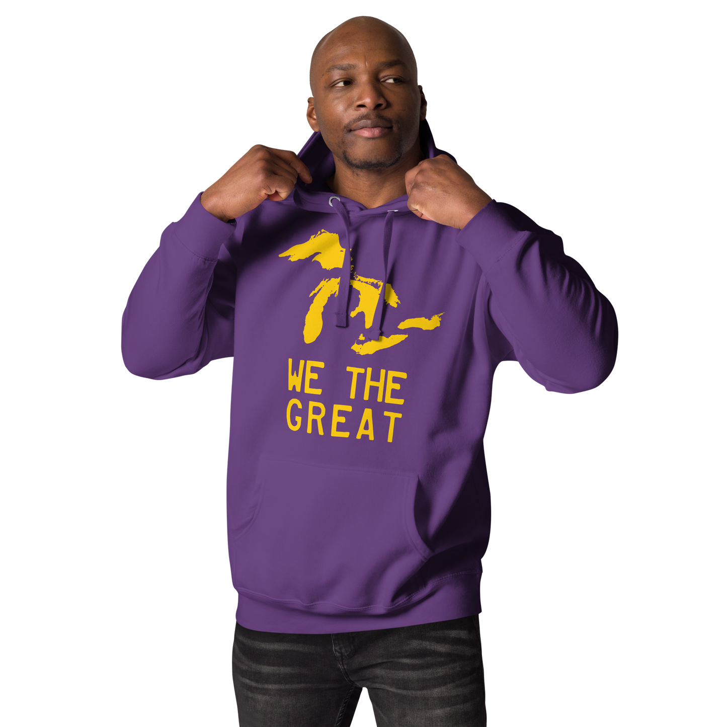 Great Lakes 'We the Great' Hoodie (Gold) | Unisex Premium