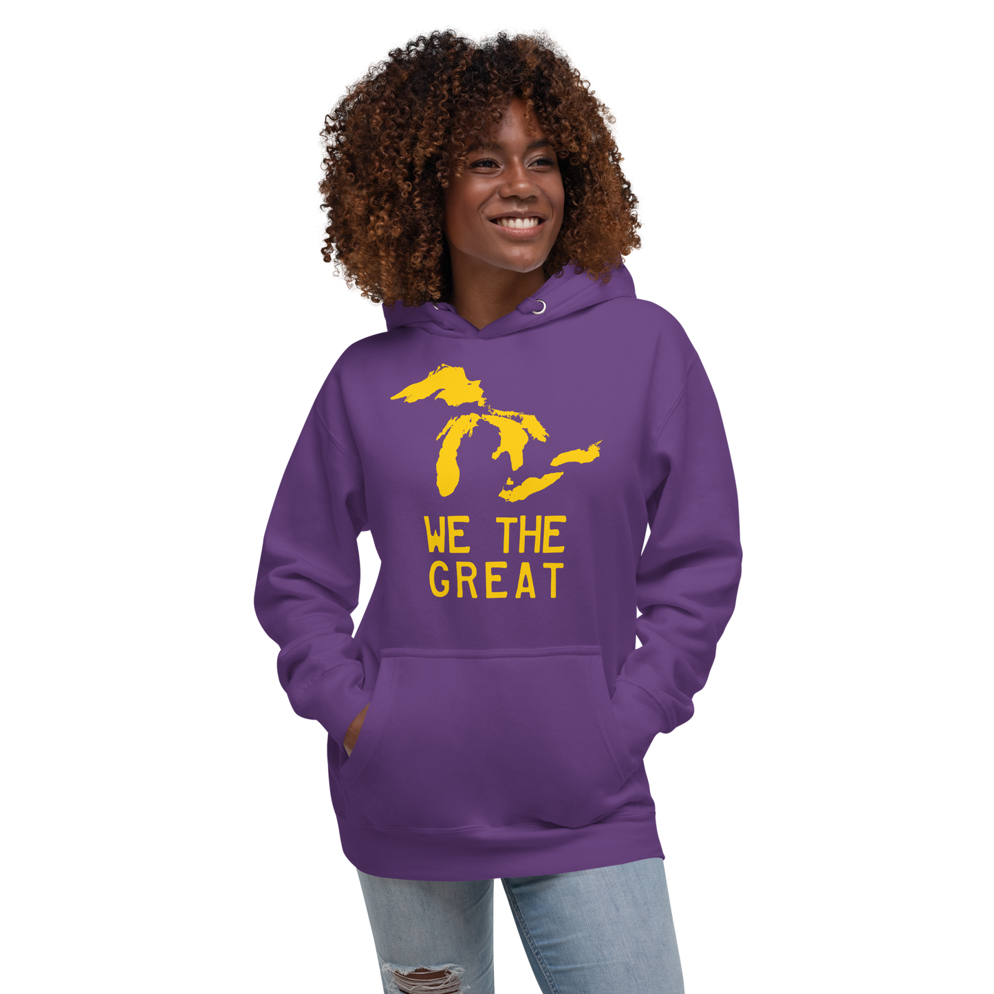 Great Lakes 'We the Great' Hoodie (Gold) | Unisex Premium