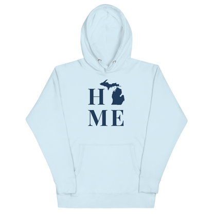 Michigan 'Home' Unisex Premium Hoodie (Serif Font)