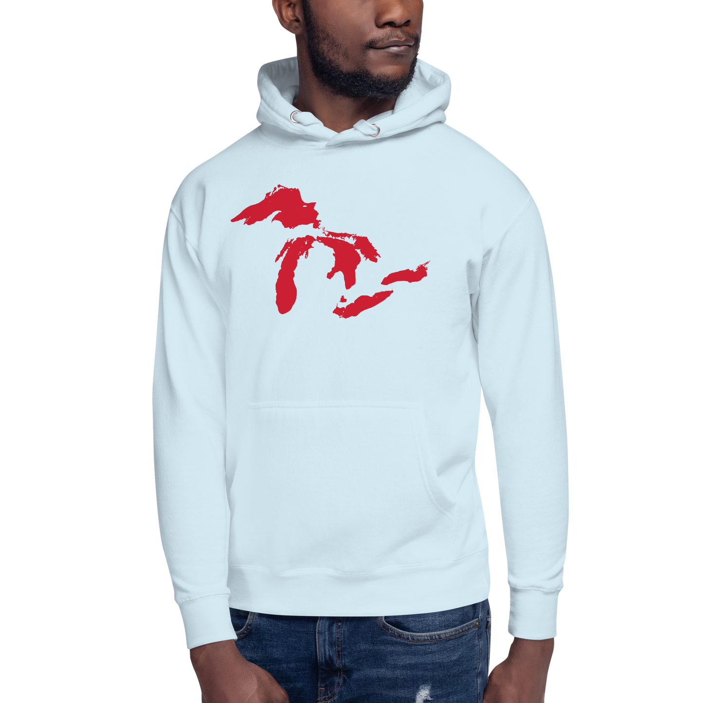 Great Lakes Hoodie (Aliform Red) | Unisex Premium