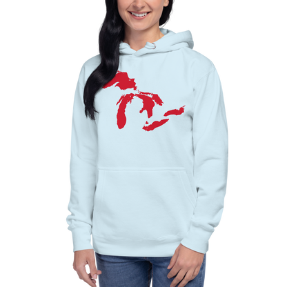 Great Lakes Hoodie (Aliform Red) | Unisex Premium