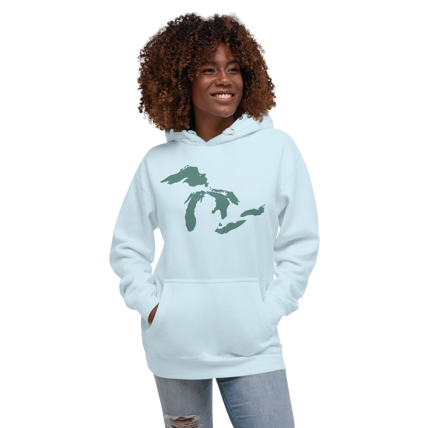 Great Lakes Hoodie (Copper Green) | Unisex Premium