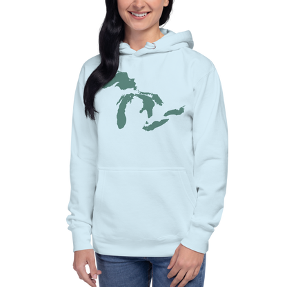 Great Lakes Hoodie (Copper Green) | Unisex Premium