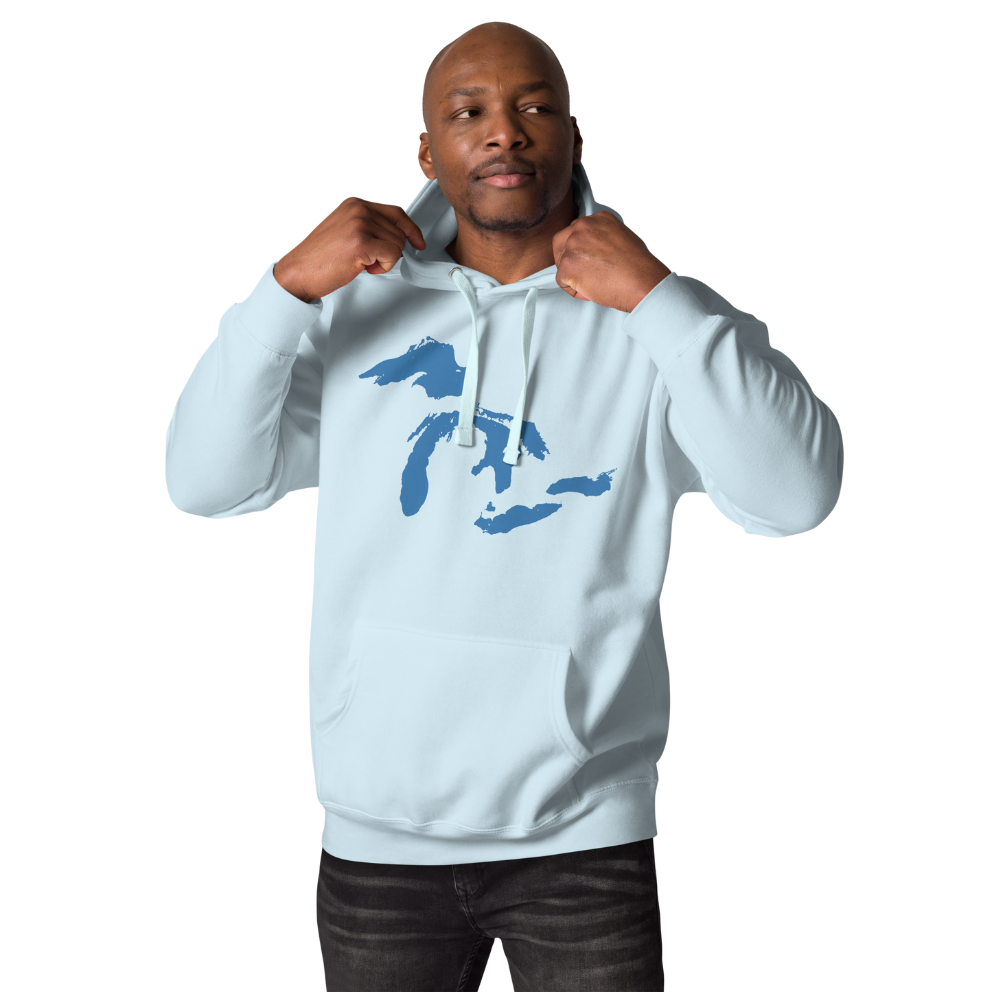 Great Lakes Hoodie (Superior Blue) | Unisex Premium