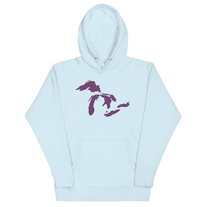 Great Lakes Hoodie (Plum) | Unisex Premium