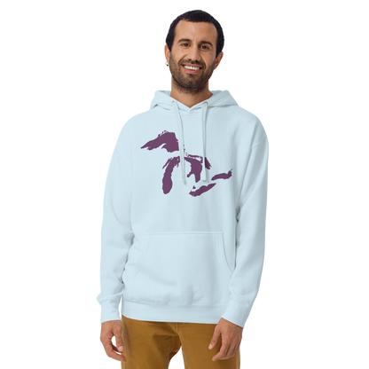 Great Lakes Hoodie (Plum) | Unisex Premium