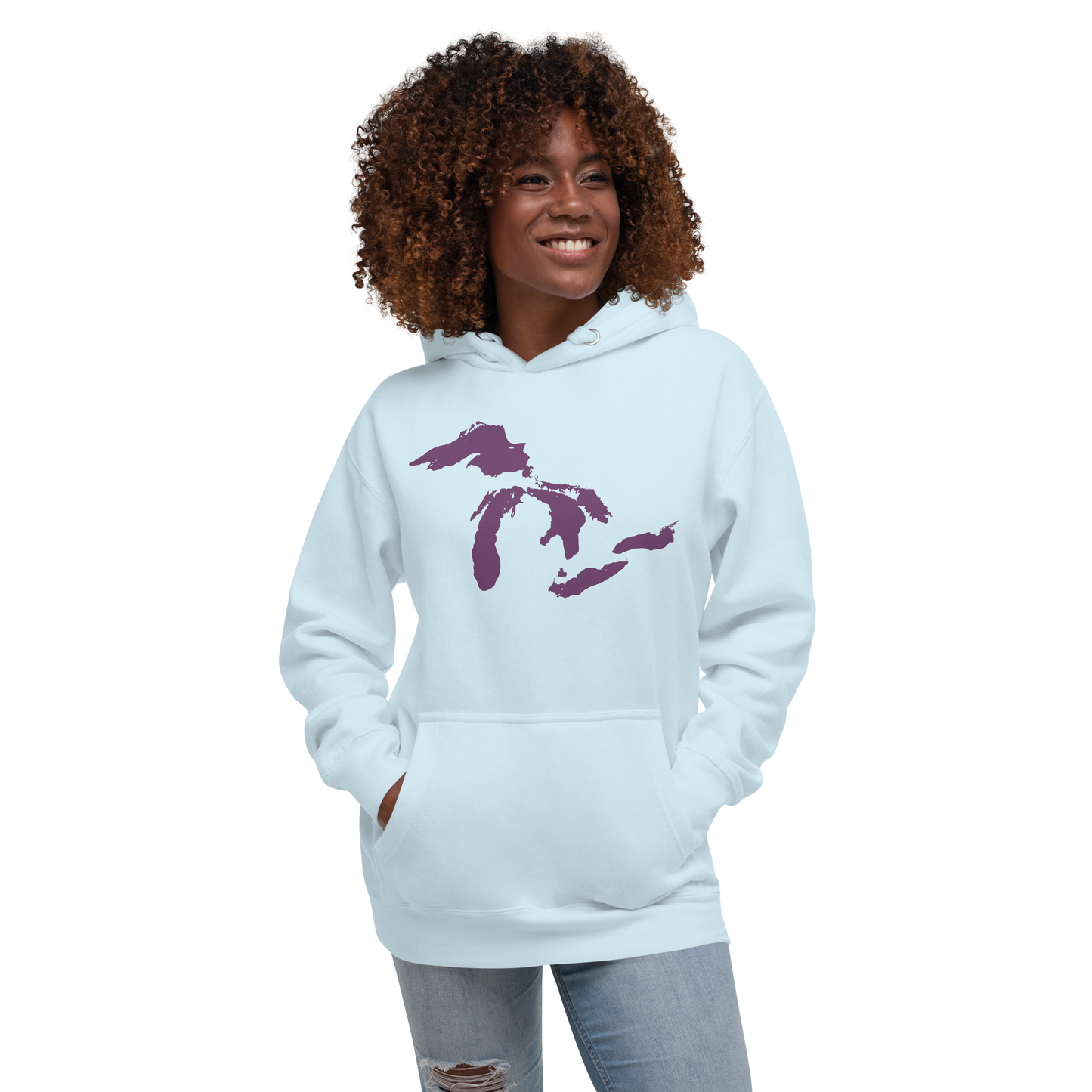 Great Lakes Hoodie (Plum) | Unisex Premium