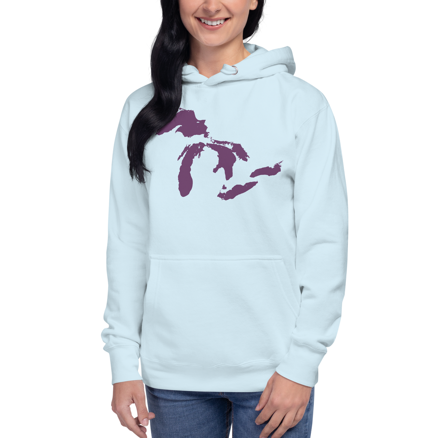 Great Lakes Hoodie (Plum) | Unisex Premium