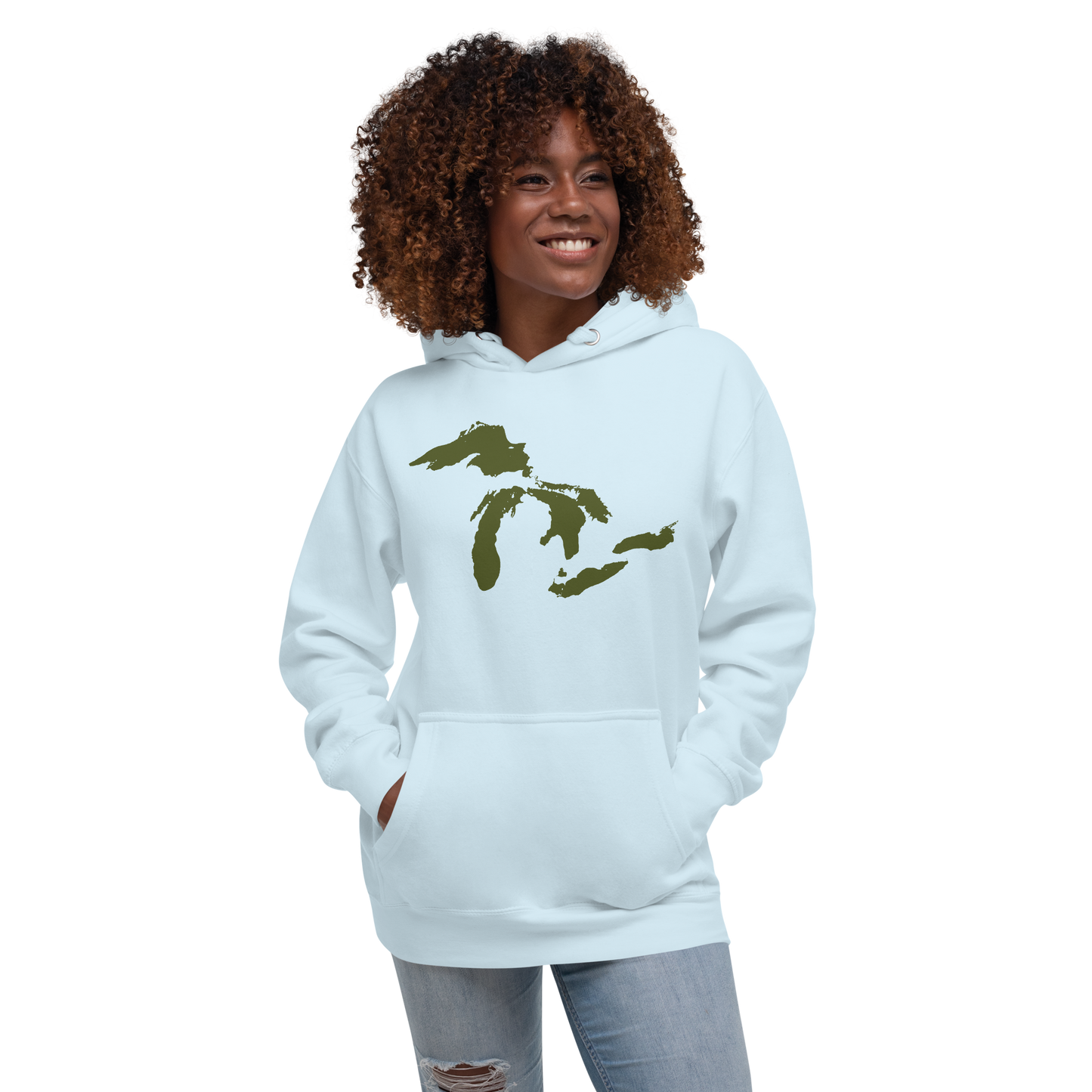 Great Lakes Hoodie (Army Green) | Unisex Premium