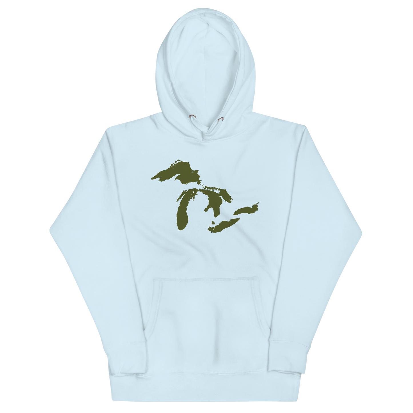 Great Lakes Hoodie (Army Green) | Unisex Premium