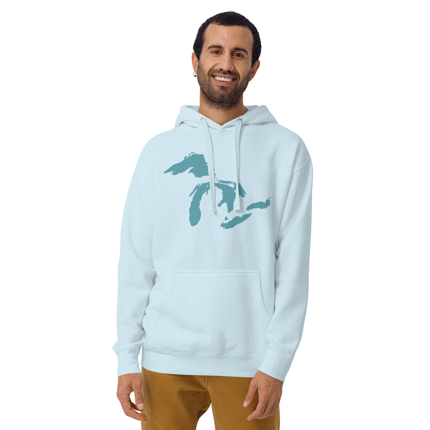 Great Lakes Hoodie (Huron Blue) | Unisex Premium