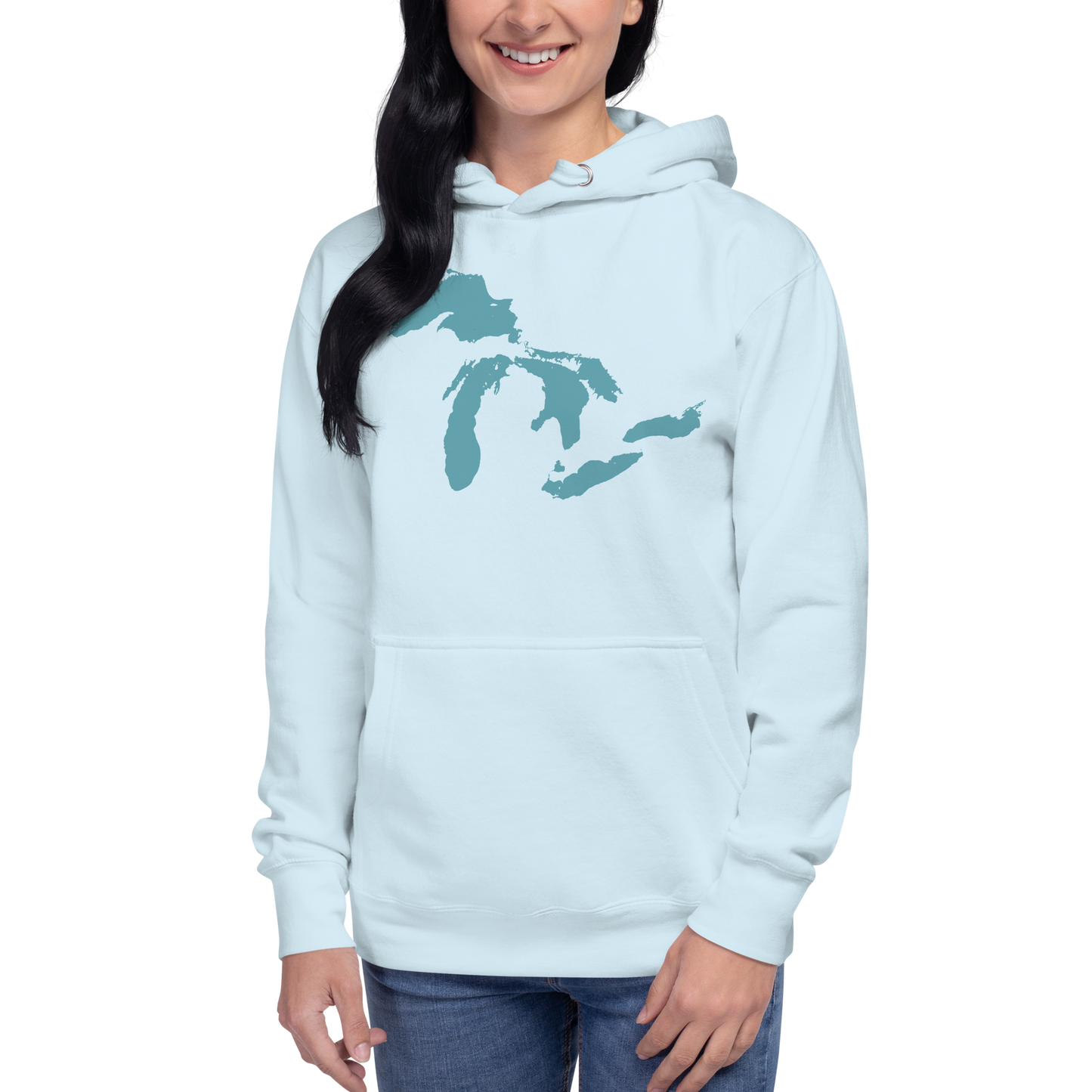 Great Lakes Hoodie (Huron Blue) | Unisex Premium