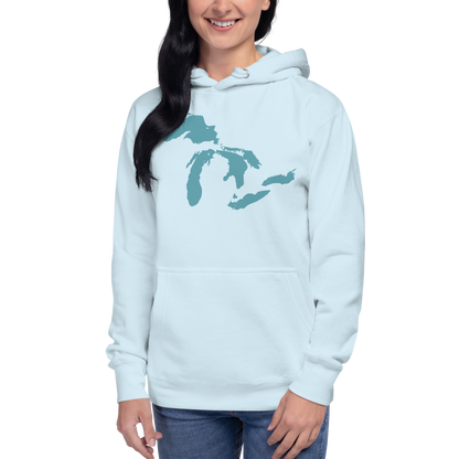 Great Lakes Hoodie (Huron Blue) | Unisex Premium