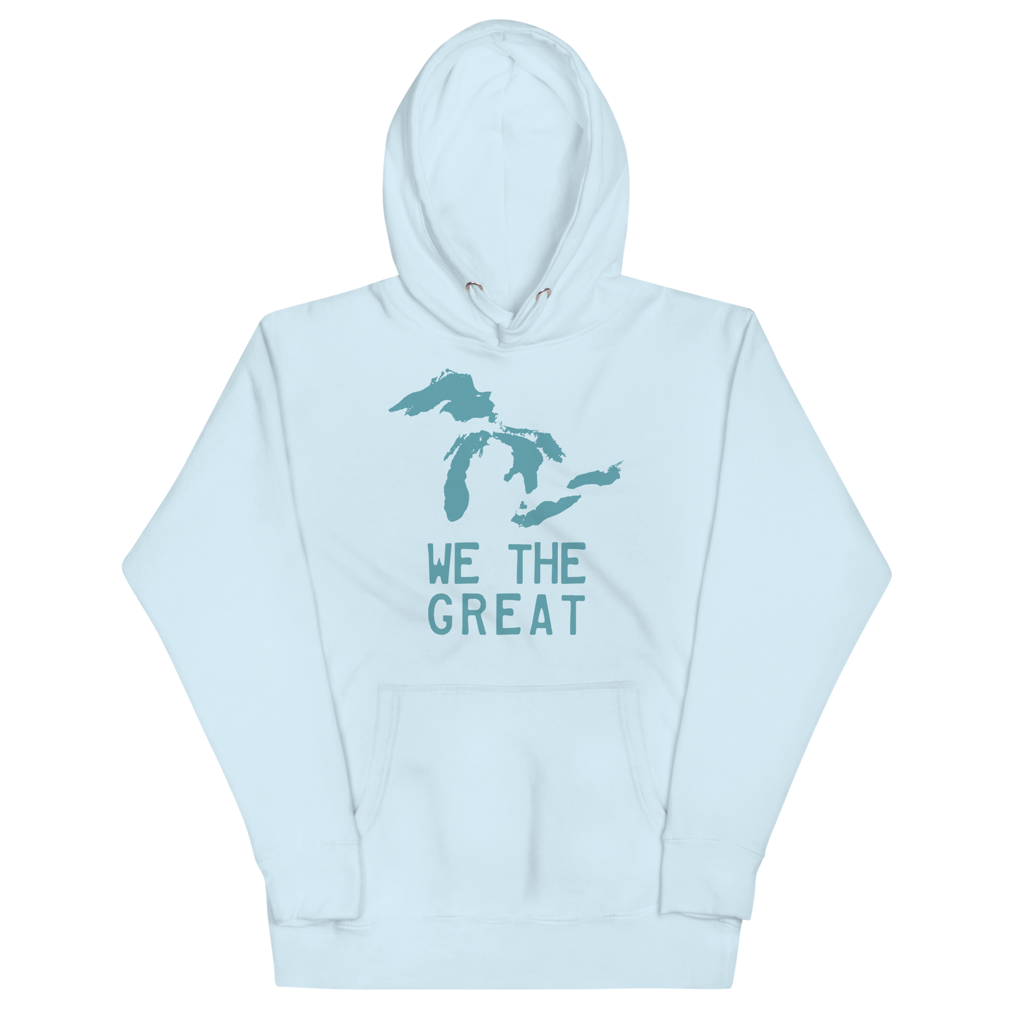 Great Lakes 'We the Great' Hoodie (Huron Blue) | Unisex Premium