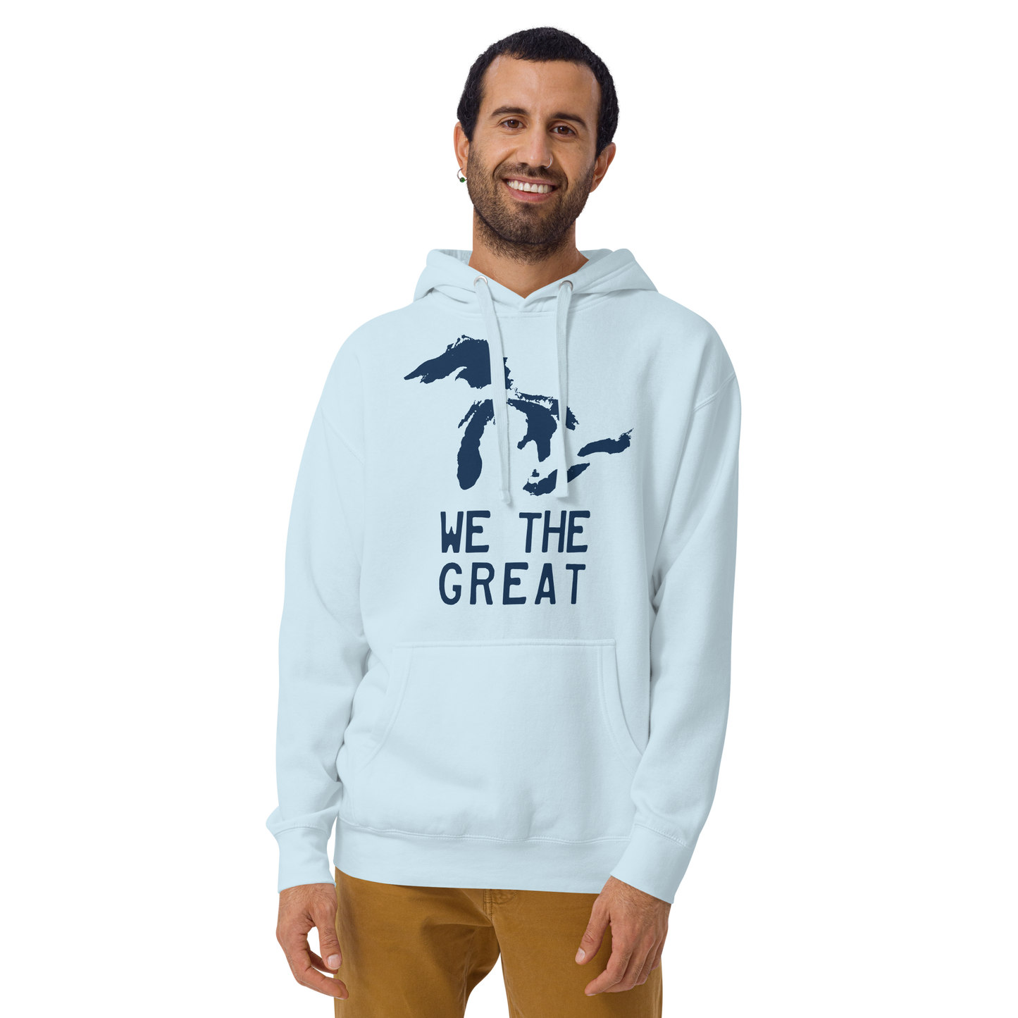 Great Lakes 'We the Great' Hoodie (Navy) | Unisex Premium