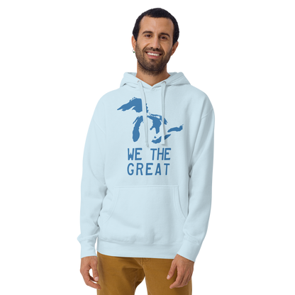 Great Lakes 'We the Great' Hoodie (Superior Blue) | Unisex Premium