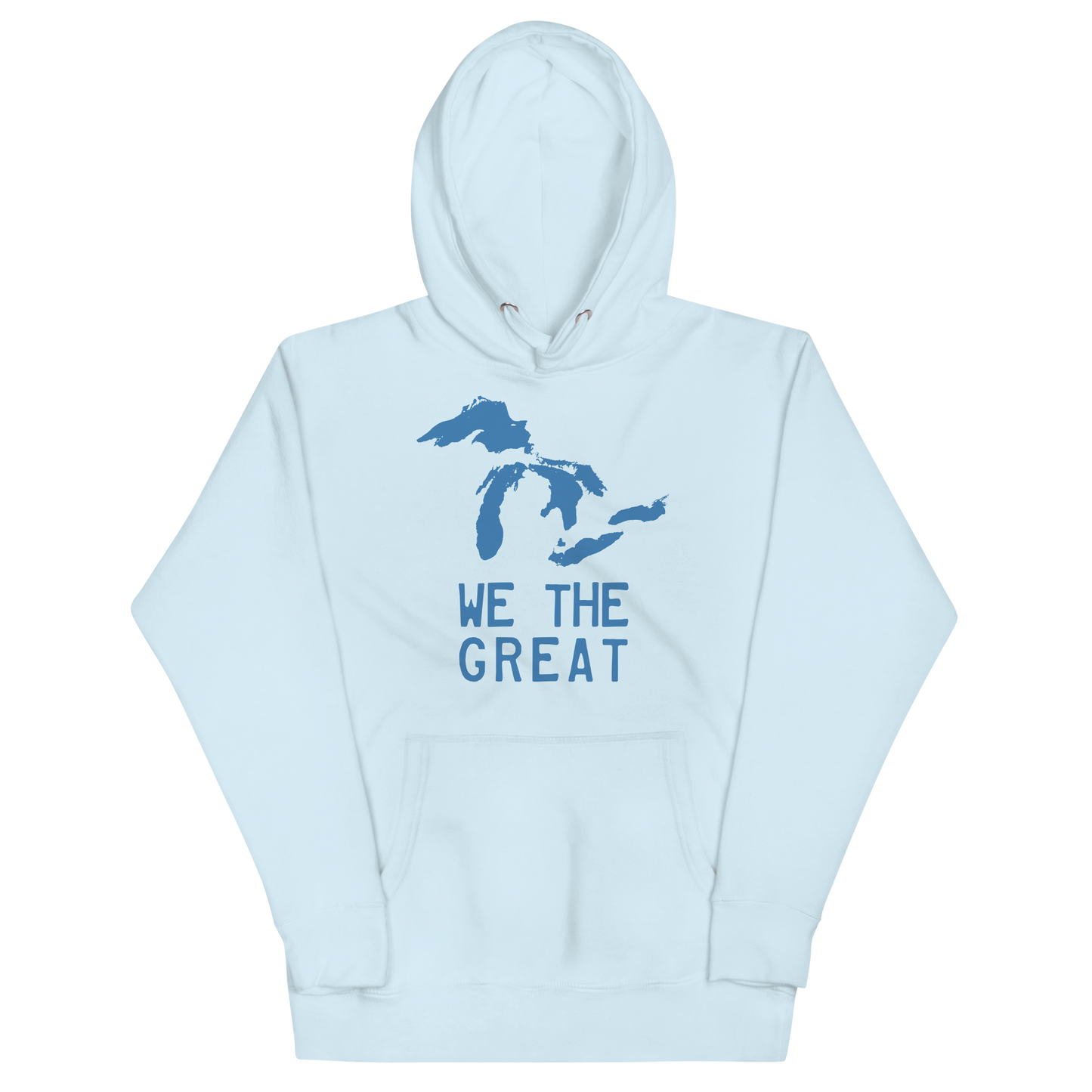 Great Lakes 'We the Great' Hoodie (Superior Blue) | Unisex Premium