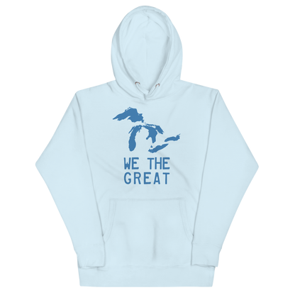 Great Lakes 'We the Great' Hoodie (Superior Blue) | Unisex Premium