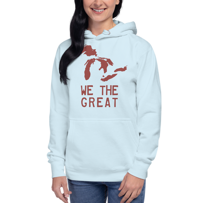 Great Lakes 'We the Great' Hoodie (Ore Dock Red) | Unisex Premium