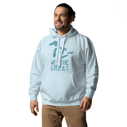 Great Lakes 'We the Great' Hoodie (Huron Blue) | Unisex Premium