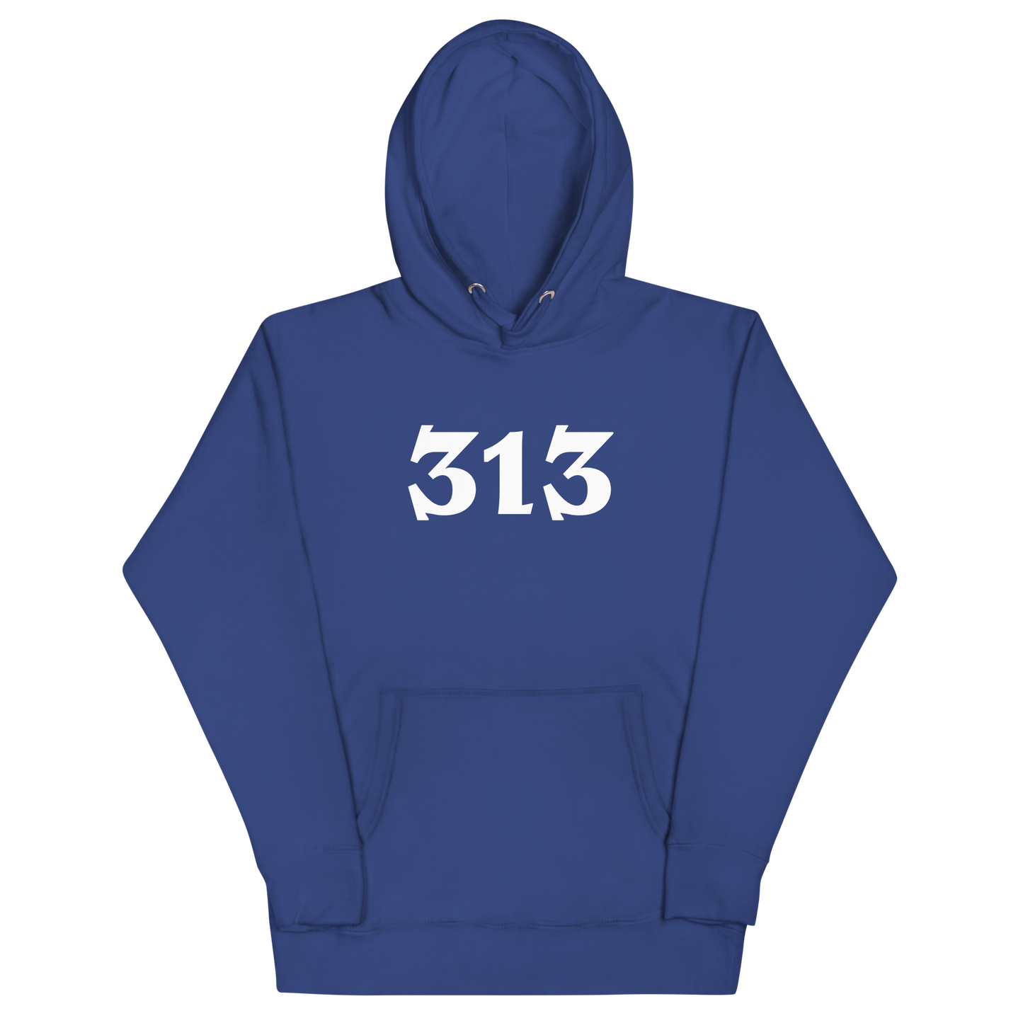 Detroit '313' Hoodie (Angry Serif Font) | Unisex Premium