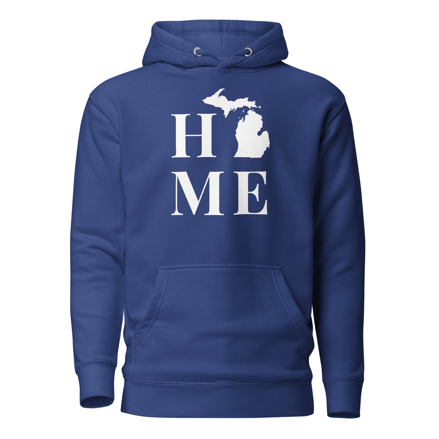 Michigan 'Home' Unisex Premium Hoodie (Serif Font)