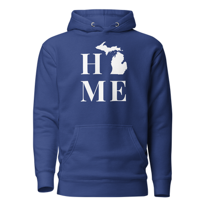 Michigan 'Home' Unisex Premium Hoodie (Serif Font)