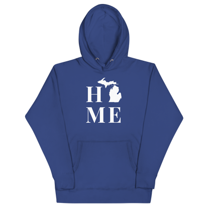 Michigan 'Home' Unisex Premium Hoodie (Serif Font)