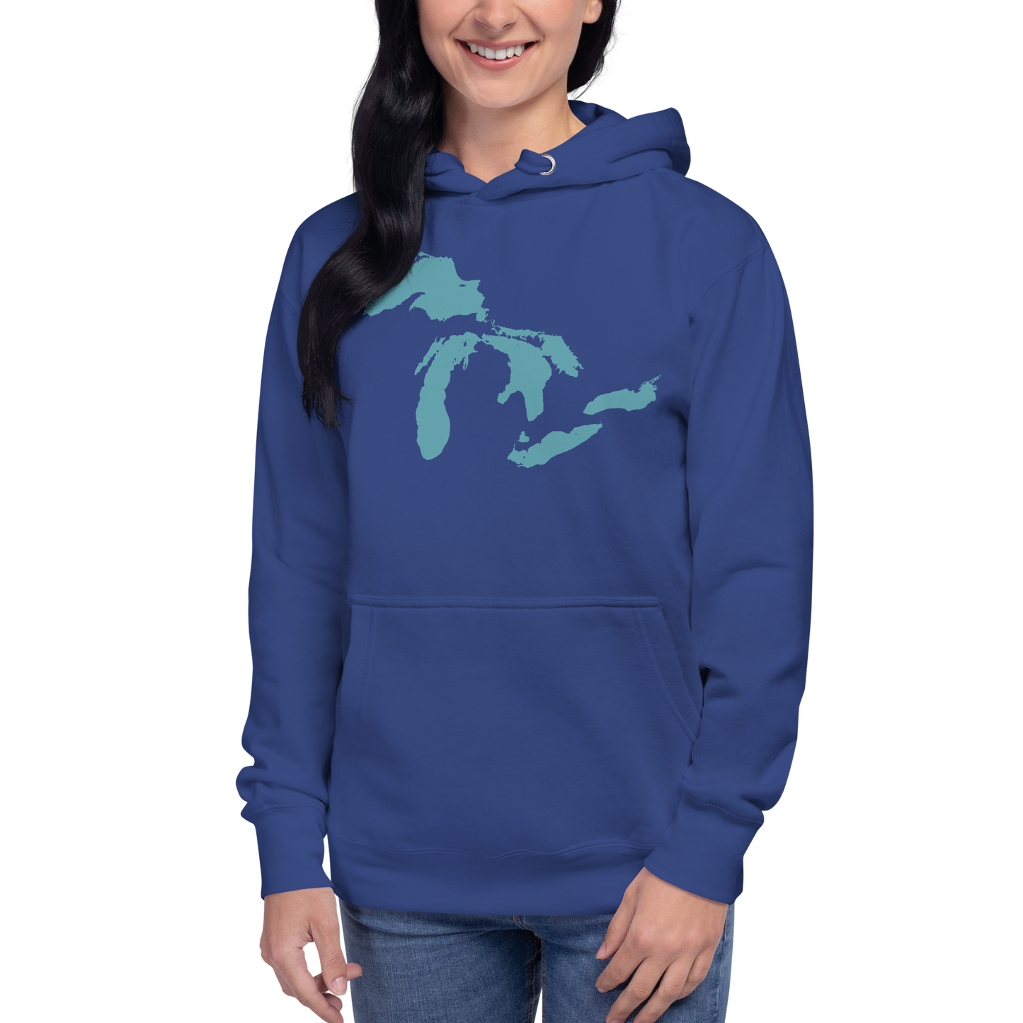 Great Lakes Hoodie (Huron Blue) | Unisex Premium