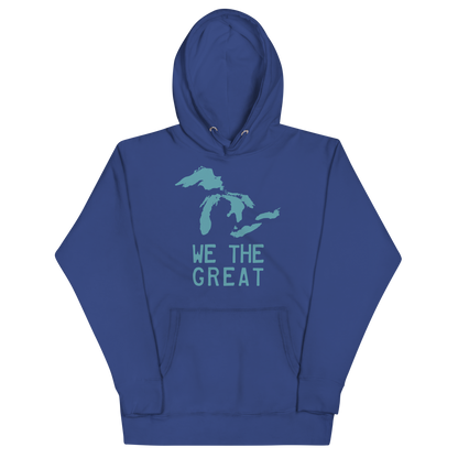 Great Lakes 'We the Great' Hoodie (Huron Blue) | Unisex Premium