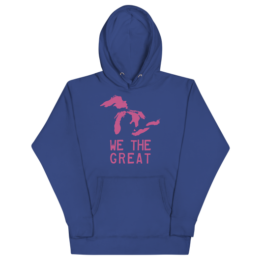 Great Lakes 'We the Great' Hoodie (Apple Blossom Pink) | Unisex Premium