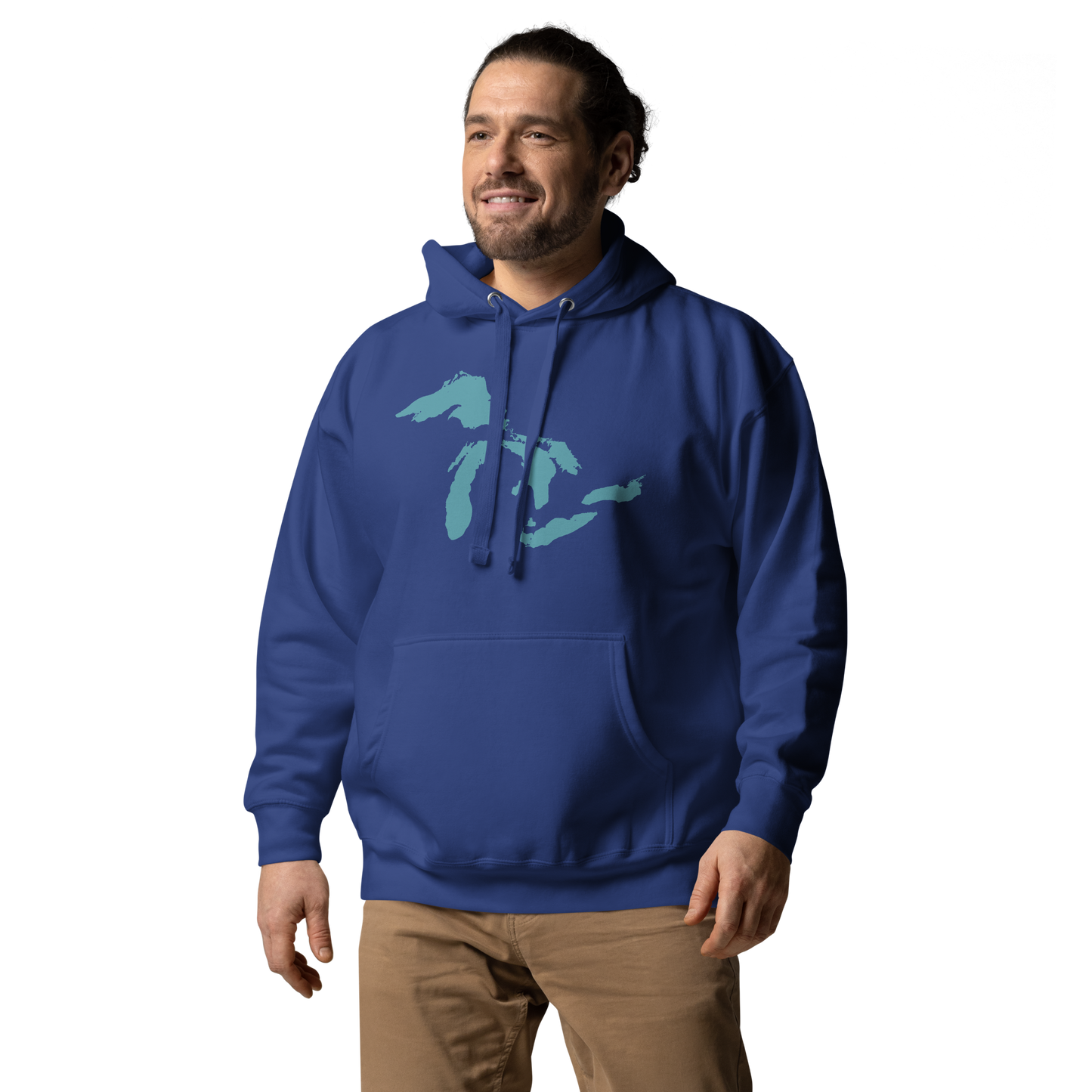 Great Lakes Hoodie (Huron Blue) | Unisex Premium