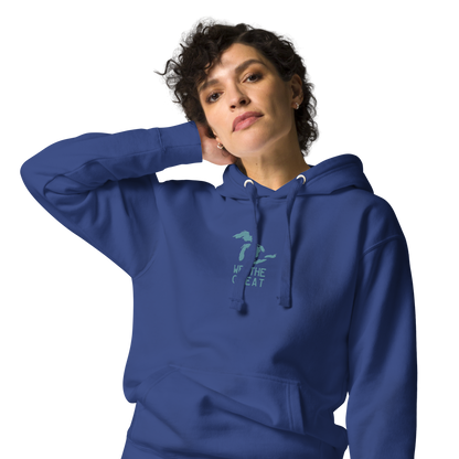 Great Lakes 'We the Great' Hoodie (Huron Blue) | Unisex Premium - Emb.