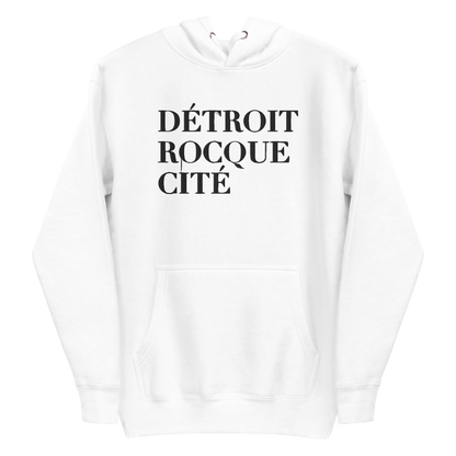 'Détroit Rocque Cité' Hoodie  | Unisex Premium - Emb.