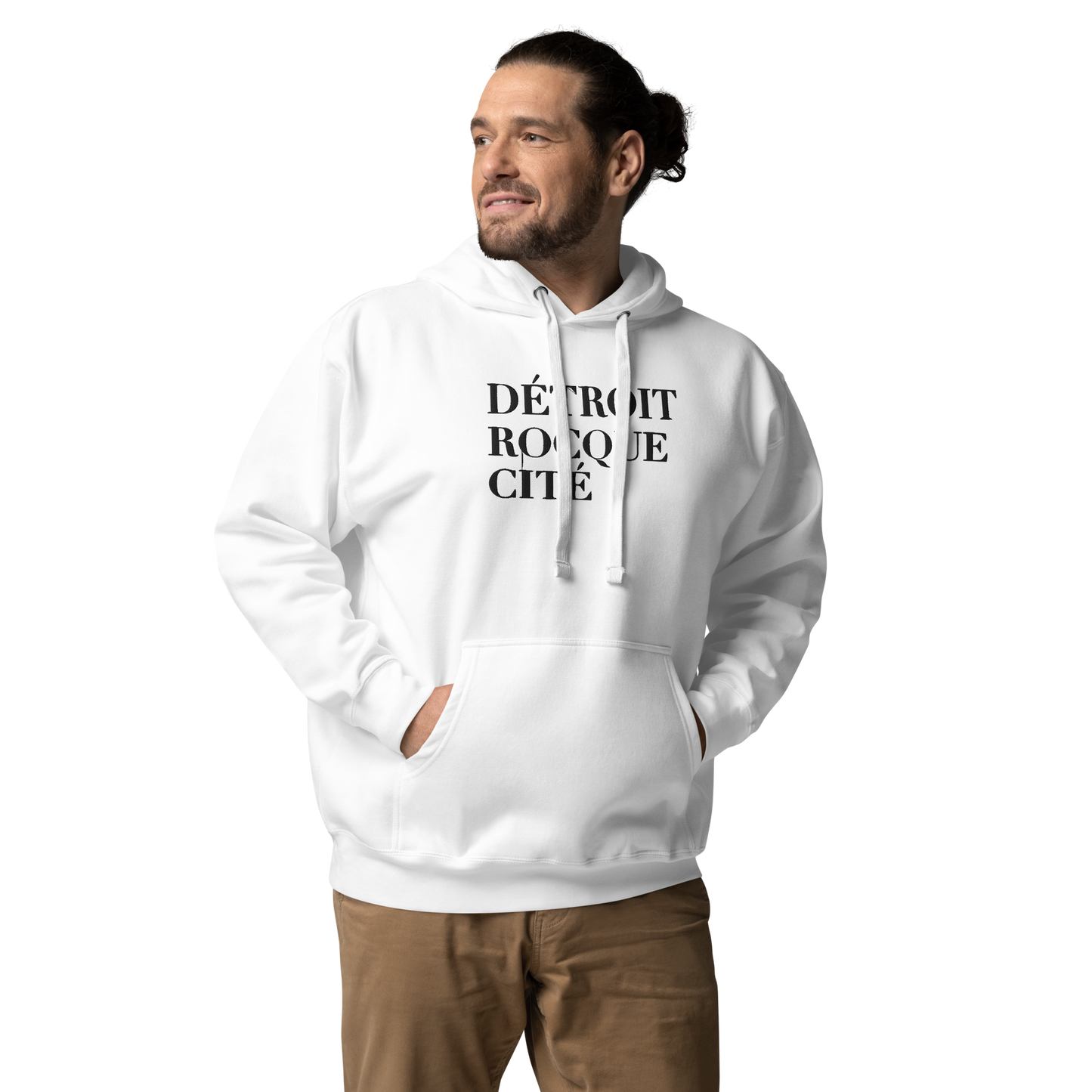 'Détroit Rocque Cité' Hoodie  | Unisex Premium - Emb.